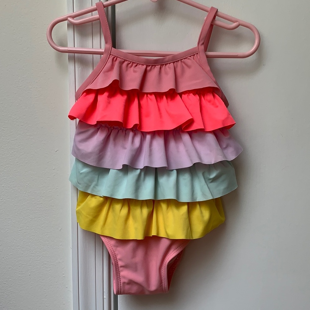 Gap one piece frill swimsuit